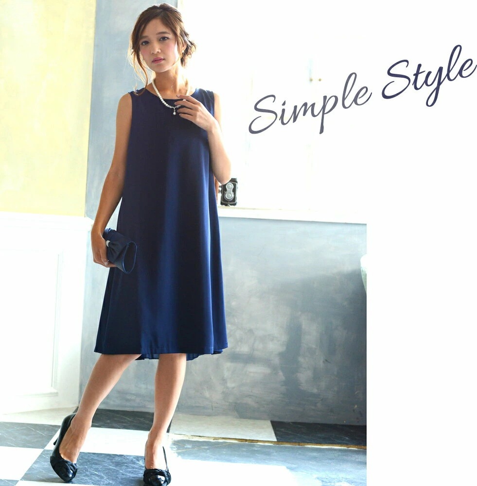 ドレス パーティードレス ワンピース フォーマルドレス ノースリーブ ひざ丈 プリーツ 結婚式 お呼ばれ 入学式 卒業式 パーティー フォーマル 大人 30代 40代 50代 可愛い 同窓会 服装 お