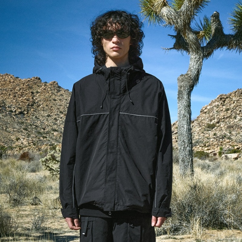 フルークフルークゴーコアストリングパーカージップアップジャケット FJK118 2COLOR W