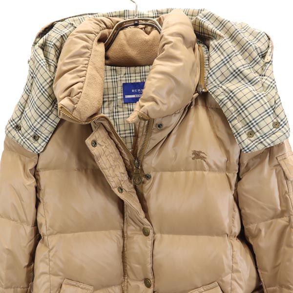 バーバリーブルーレーベル ピンク トレンチコート ジャケット 38 三陽