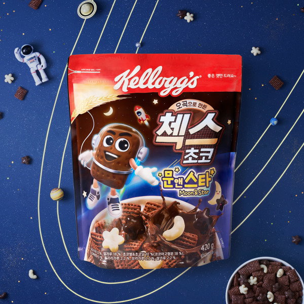 Qoo10] ケロッグ シリアル チェックス チョコ ムーンアン