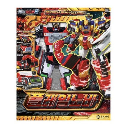 [正規品] メタルカードボットS ブラストレイン + フレイムノヴァ セット /シーズン2/合体/変身ロボット/韓国ロボット/フィギュア/Blastrain FlameNova/新型/正品