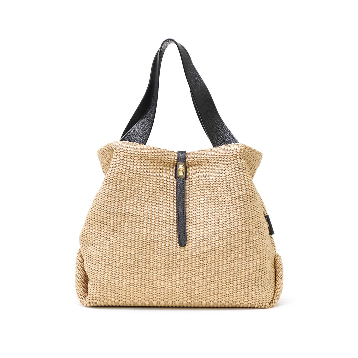 正規品 トートバッグ レディース トート かごバッグ 軽量 ブランド 女性 おしゃれ 肩掛け 本革 レザー かわいい B5 SANDRO イタリアンラフィアシート Lサイズ V-8908