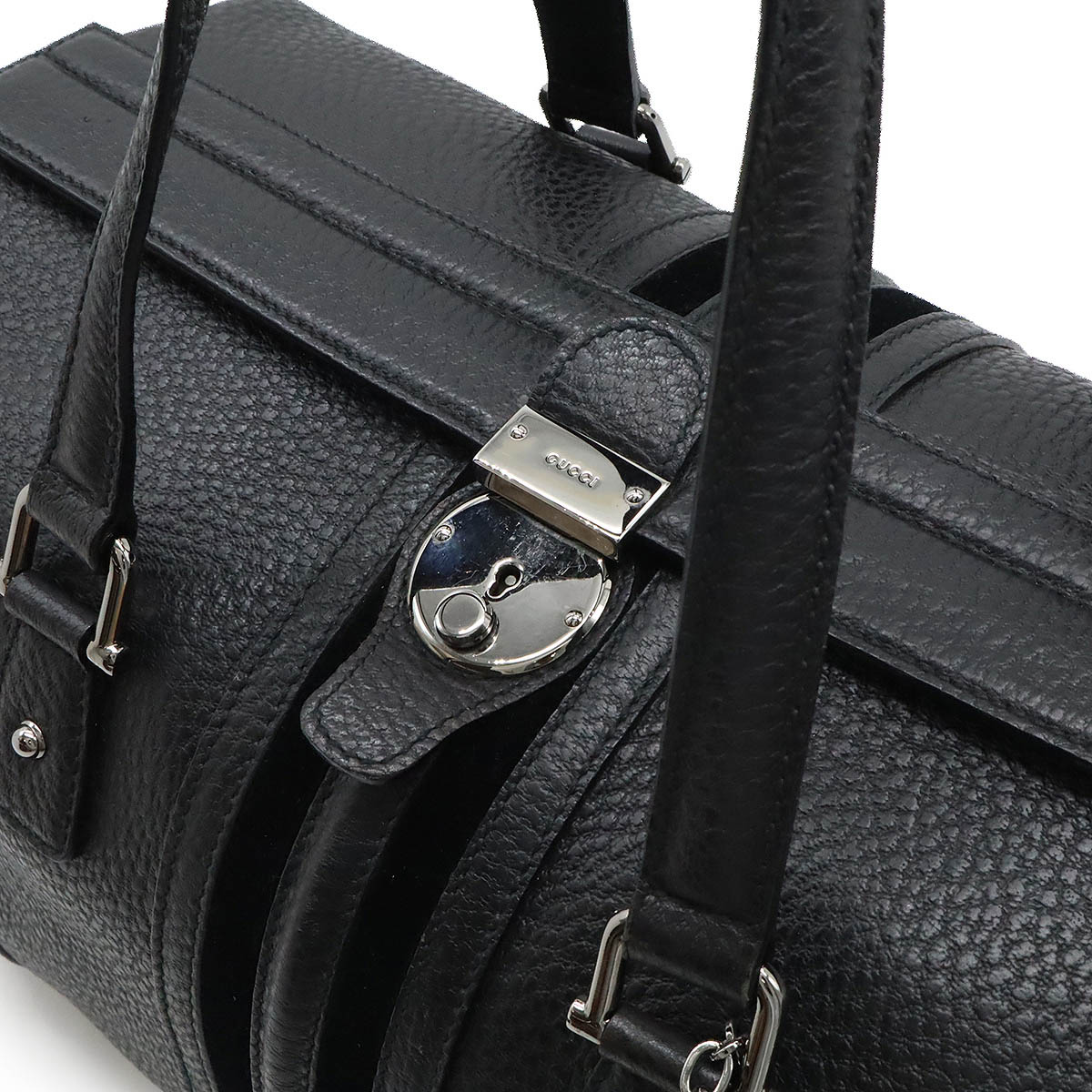 シェリーライン ハンドバッグ ミニボストンバッグ レザー スエード ブラック 黒 シルバー金具 15033 シェリーライン ハンドバッグ ミニボストンバッグ レザー スエード ブラック 黒 シルバー金具 15033