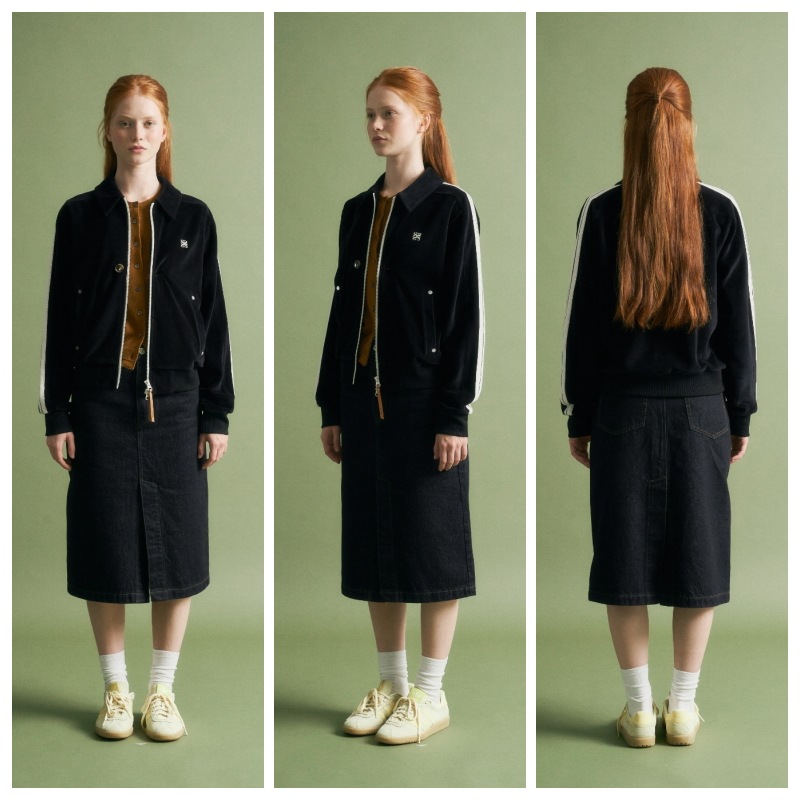 SATUR【SATUR】 (W) LAWTON VELOUR COLLAR JACKET : 2COLORS