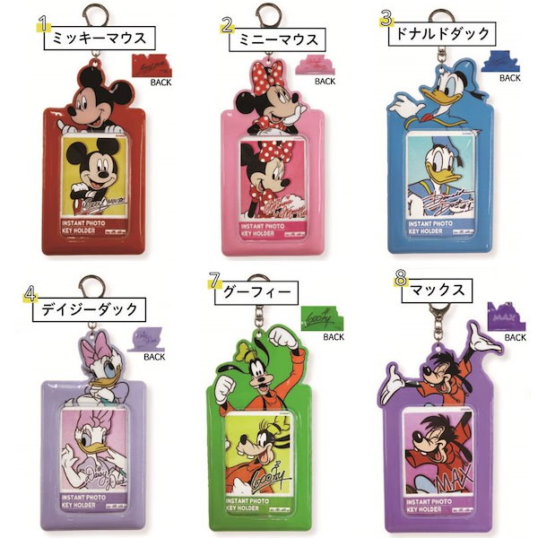 Qoo10] ディズニー インスタントフォト キーホルダー トレカ