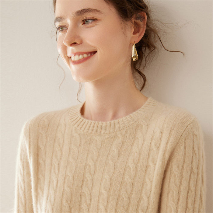 カシミヤ カシミヤセーター レディース ニット トップス ケーブル編み 無地 丸首 シンプル 長袖 秋冬 上品 細見え効果 綺麗め 体型カバー 着回し 冷え性 保湿性 弾力性 高品質 厚手 20代 3 カシミヤ カシミヤセーター レディース ニット トップス ケーブル編み 無地 丸首 シンプル 長袖 秋冬 上品 細見え効果 綺麗め 体型カバー 着回し 冷え性 保湿性 弾力性 高品質 厚手 20代 3