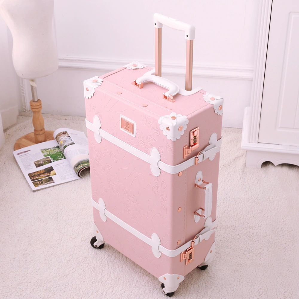 スーツケース m かわいい キャリーケース 可愛い キャリーバック かわいい トランクケース 旅行カバン 中型 4輪 軽量 軽い 静音 丈夫 頑丈 女性