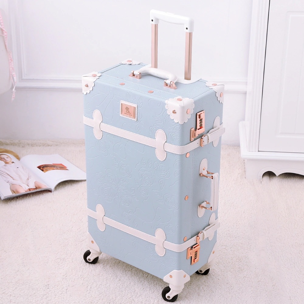 スーツケース m かわいい キャリーケース 可愛い キャリーバック かわいい トランクケース 旅行カバン 中型 4輪 軽量 軽い 静音 丈夫 頑丈 女性