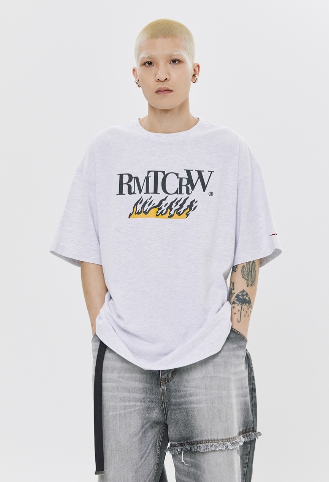 【ROMANTIC CROWN】 BLAZE REEL TIGER TEE SHIRT 【ROMANTIC CROWN】 BLAZE REEL TIGER TEE SHIRT