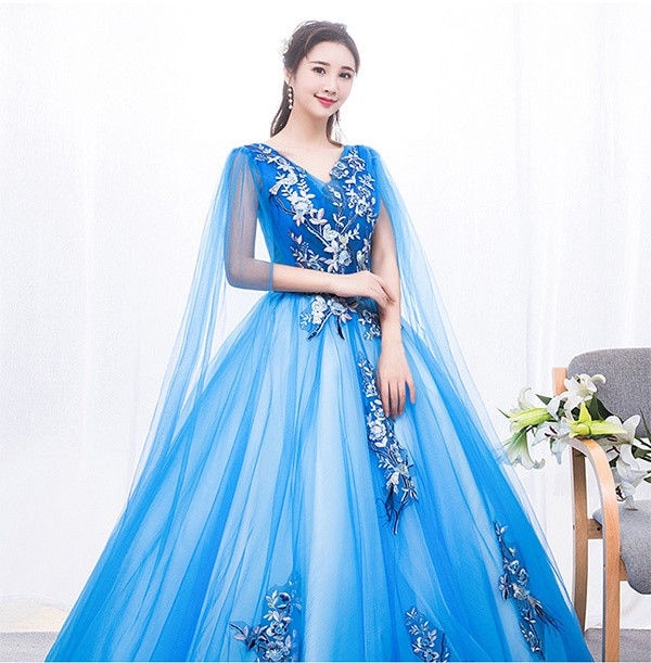 ロングドレス カラードレス 演奏会 ワンピース プリンセス ピアノ 発表会 Vネック 大人 ステージ 衣装 大きいサイズ ブルー 編み上げ ロング丈【S/M/L/2L/3L/4L】da124t2t2t ロングドレス カラードレス 演奏会 ワンピース プリンセス ピアノ 発表会 Vネック 大人 ステージ 衣装 大きいサイズ ブルー 編み上げ ロング丈【S/M/L/2L/3L/4L】da124t2t2t