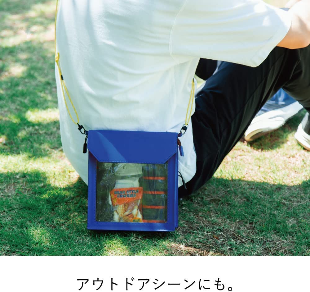 （まとめ買い）中身が見えるミニバッグ フラッティ ワンマイル Mサイズ グレー 5564クレ [x3]