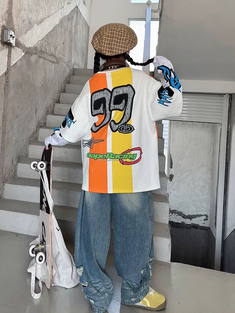 子供の街のダンスのファッション服のヒップホップの男の子の穴のジーパンのhiphopのスーツの出演服の女の子のジャズのダンスの服装 子供の街のダンスのファッション服のヒップホップの男の子の穴のジーパンのhiphopのスーツの出演服の女の子のジャズのダンスの服装