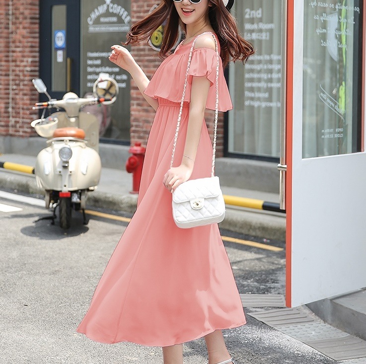 1603 シフォンロングワンピース オ レディース服限定セール Sale Www Llx Cn Com