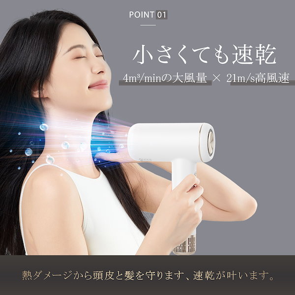 速乾×美髪 ダブルケアドライヤーSE 速乾 大風量 マイナスイオン プレゼント Amazon | 【LDK雑誌でA評価】【サタデープラスで紹介】 ANLAN