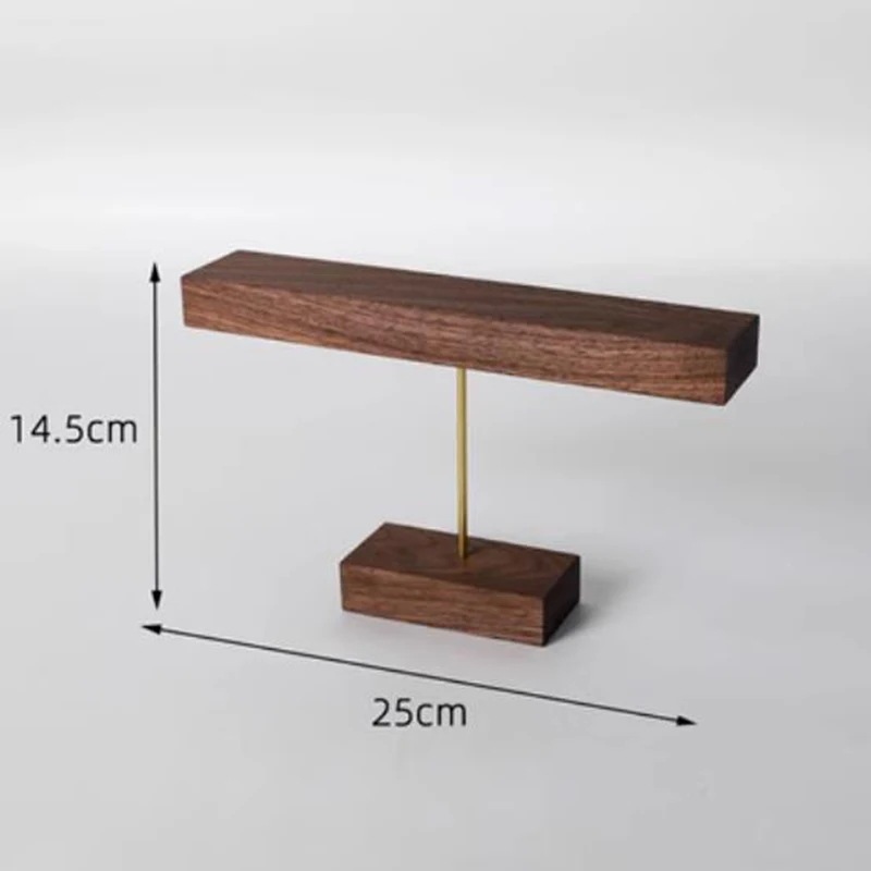 ジュエリー収納,リング,イヤリングを収納するための木製ネックレス棚