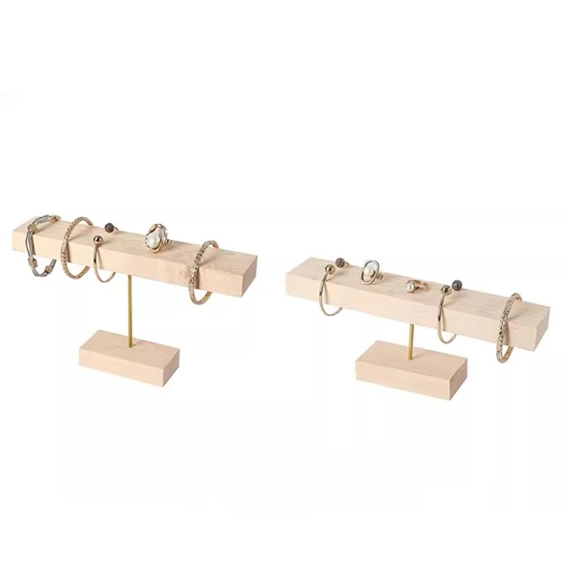 ジュエリー収納,リング,イヤリングを収納するための木製ネックレス棚