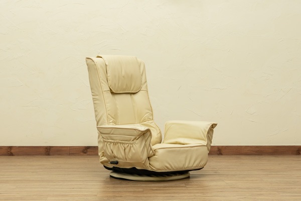 【新品・送料無料】【完成品】レバー式14段回転座椅子　BK/BR/IV レバー式14段回転座椅子 CXD-03 送料無料 2color 14段階