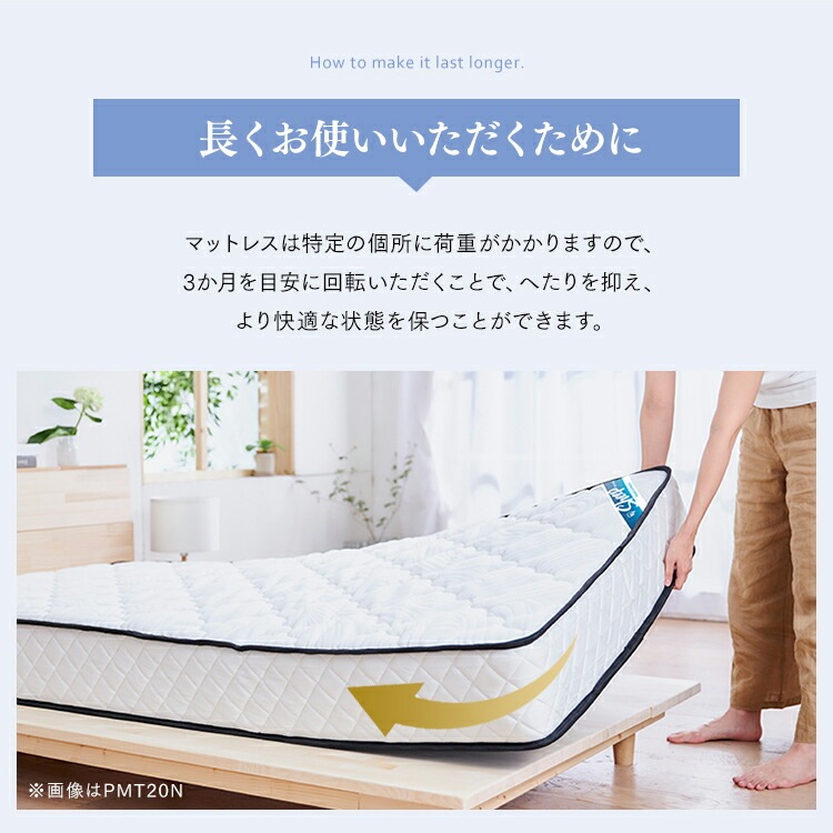 【公式】 マットレス シングル S 腰痛 高反発 ポケットコイル ホテル 抗菌 防臭 防ダニ 体圧分散 PMTS23H-S ベッド 布団 マット メガ割