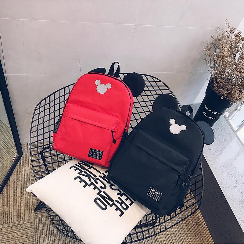 2025年新作アニメ大好き新しい 子供用カバン幼稚園3-4-7女の赤ちゃん男の子のシンプルなファッションキャンバスの軽いミッキーの可愛いリュックサック