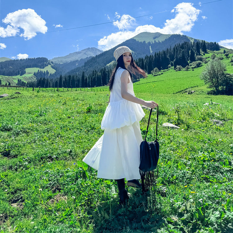 シャツワンピース ロング ワンピース ノースリーブ 春 夏 レディース ロングワンピース フレア フリル マキシワンピース レイヤード風 ワンピ シャツワンピ ロング丈 マキシ丈 黒 ブラック ホ シャツワンピース ロング ワンピース ノースリーブ 春 夏 レディース ロングワンピース フレア フリル マキシワンピース レイヤード風 ワンピ シャツワンピ ロング丈 マキシ丈 黒 ブラック ホ