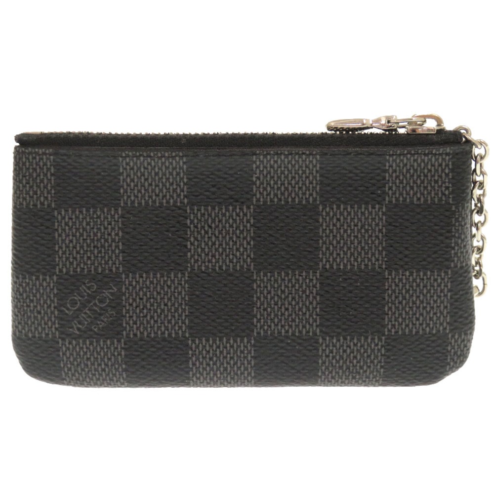 美品 ポシェットクレ ダミエ グラフィット N60155 コインケース ダミエグラフィットキャンバス ブラック LV 1206【中古】 メンズ 美品 ポシェットクレ ダミエ グラフィット N60155 コインケース ダミエグラフィットキャンバス ブラック LV 1206【中古】 メンズ