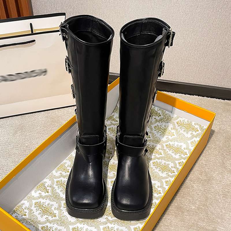 レディース 本革 レザー ジョッキーブーツ ウェスタンブーツ ベルト モンクストラップ 金属 メタリック ロング丈 ミドルヒール スクエアトゥ スクエアヒール レトロ 秋冬 日常 会社 レディース 本革 レザー ジョッキーブーツ ウェスタンブーツ ベルト モンクストラップ 金属 メタリック ロング丈 ミドルヒール スクエアトゥ スクエアヒール レトロ 秋冬 日常 会社