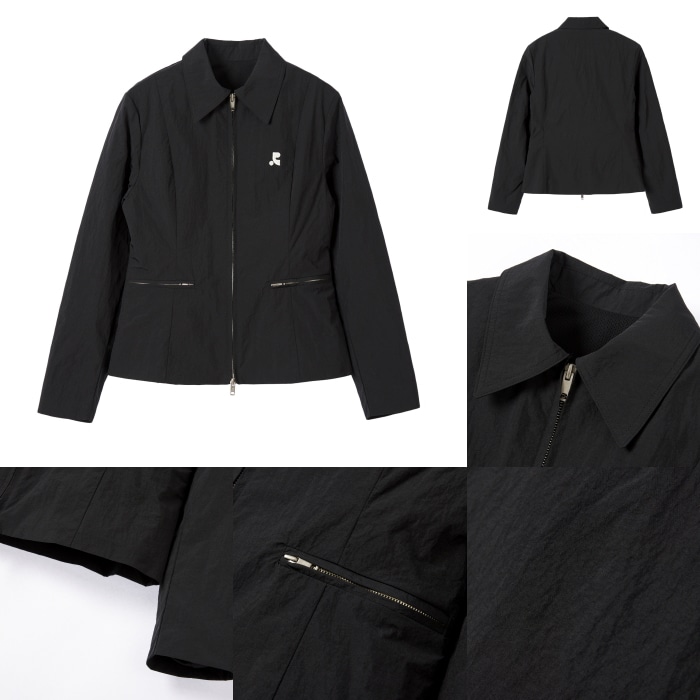 ★関税込★Rest&Recreation★RR TWO WAY ZIPPER NYLON JACKET REST & RECREATION】 RR TWO WAY ZIPPER NYLON JACKET : 2COLORS
