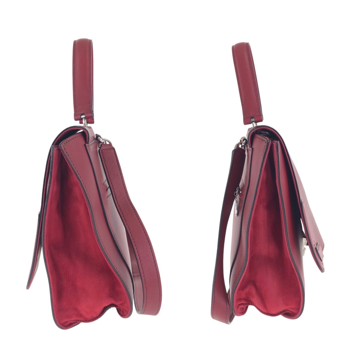 美品 マルチェロ ドゥ カルティエ サッチェルバッグ ワインレッド ボルドー シルバー金具 レザー ハンドバッグ ショルダーバッグ 2way レディース 501538 美品 マルチェロ ドゥ カルティエ サッチェルバッグ ワインレッド ボルドー シルバー金具 レザー ハンドバッグ ショルダーバッグ 2way レディース 501538