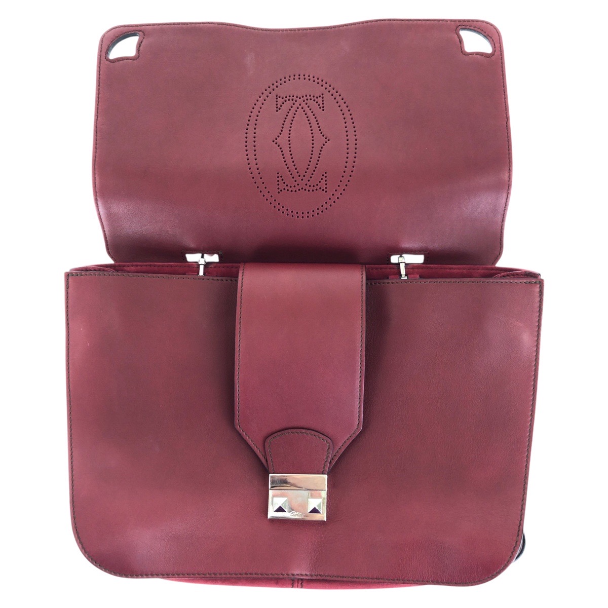 美品 マルチェロ ドゥ カルティエ サッチェルバッグ ワインレッド ボルドー シルバー金具 レザー ハンドバッグ ショルダーバッグ 2way レディース 501538 美品 マルチェロ ドゥ カルティエ サッチェルバッグ ワインレッド ボルドー シルバー金具 レザー ハンドバッグ ショルダーバッグ 2way レディース 501538