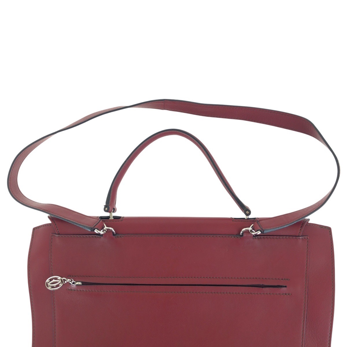 美品 マルチェロ ドゥ カルティエ サッチェルバッグ ワインレッド ボルドー シルバー金具 レザー ハンドバッグ ショルダーバッグ 2way レディース 501538 美品 マルチェロ ドゥ カルティエ サッチェルバッグ ワインレッド ボルドー シルバー金具 レザー ハンドバッグ ショルダーバッグ 2way レディース 501538