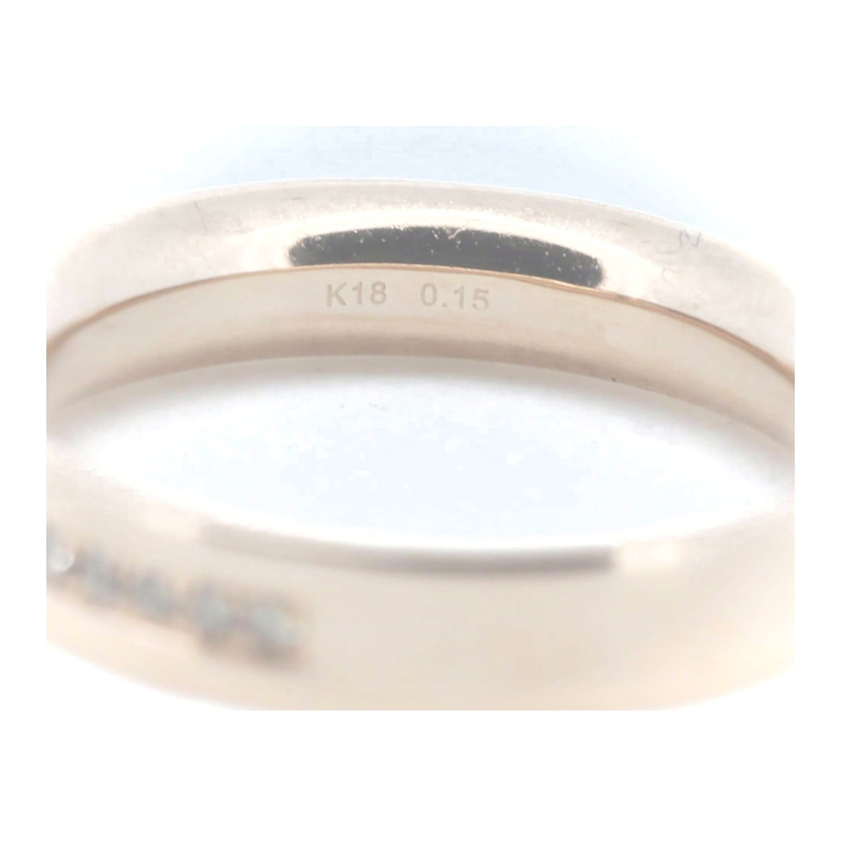 ベルシオラ ダイヤモンド リング 指輪 11号 0.15CT K18PG(18金 ピンクゴールド) 質屋出品