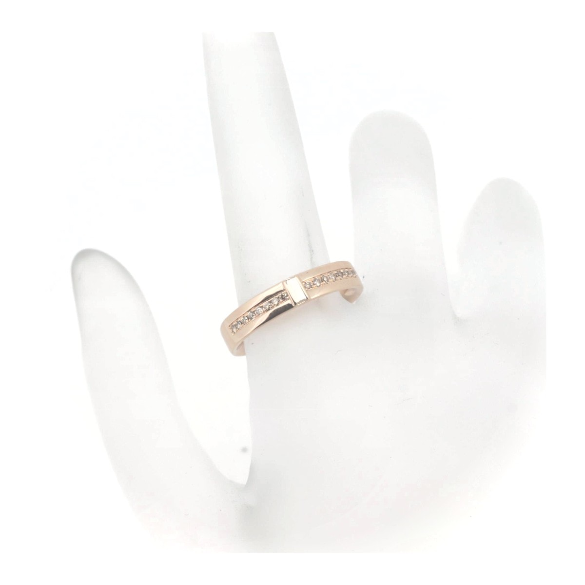 ベルシオラ ダイヤモンド リング 指輪 11号 0.15CT K18PG(18金 ピンクゴールド) 質屋出品
