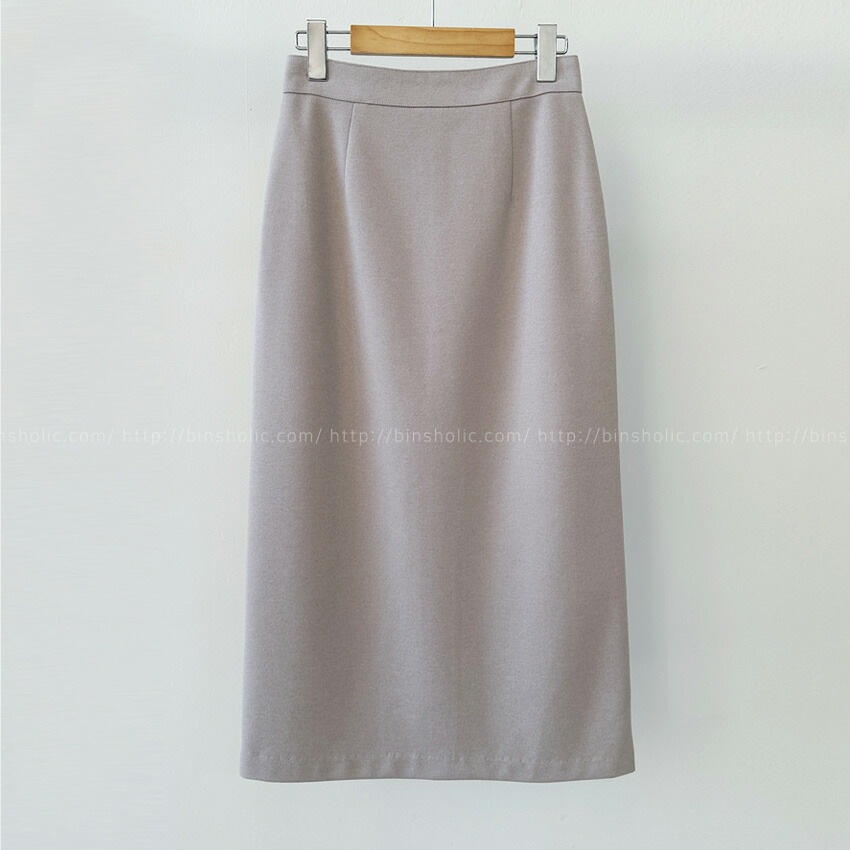 [メガ割りSALE]裏起毛Hラインロングスカート