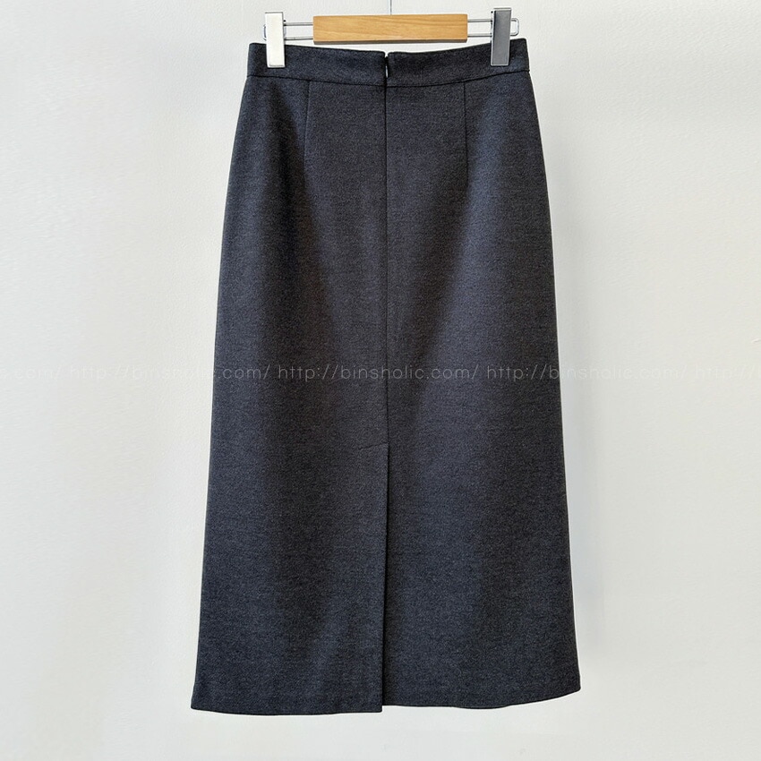 [メガ割りSALE]裏起毛Hラインロングスカート