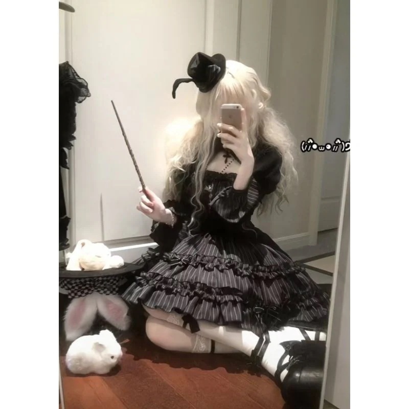 スウィートロリータフェイク2ピーストップストライプスカートセット コスプレ ciudadano.munigobcosta.com