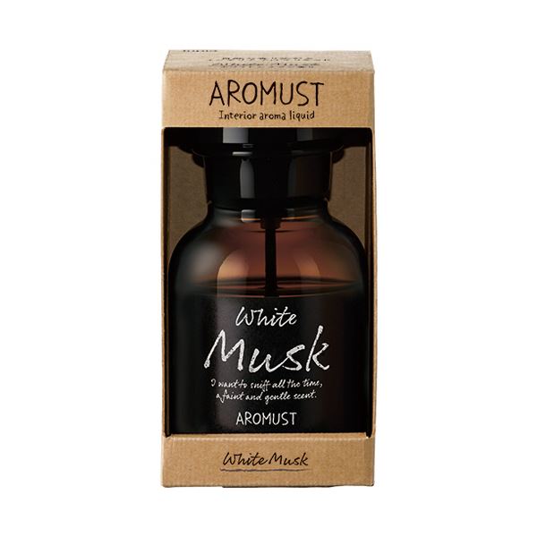 （まとめ） 晴香堂 アロマストリキッド ホワイトムスク 210ml 1本 [x5セット]