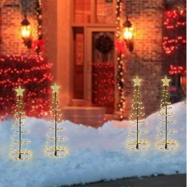 QUALISS クリスマス イルミネーション LED 防滴 防雨 ストレート ライト (ストリング) 電飾 電球 ゴールド 1600球 16