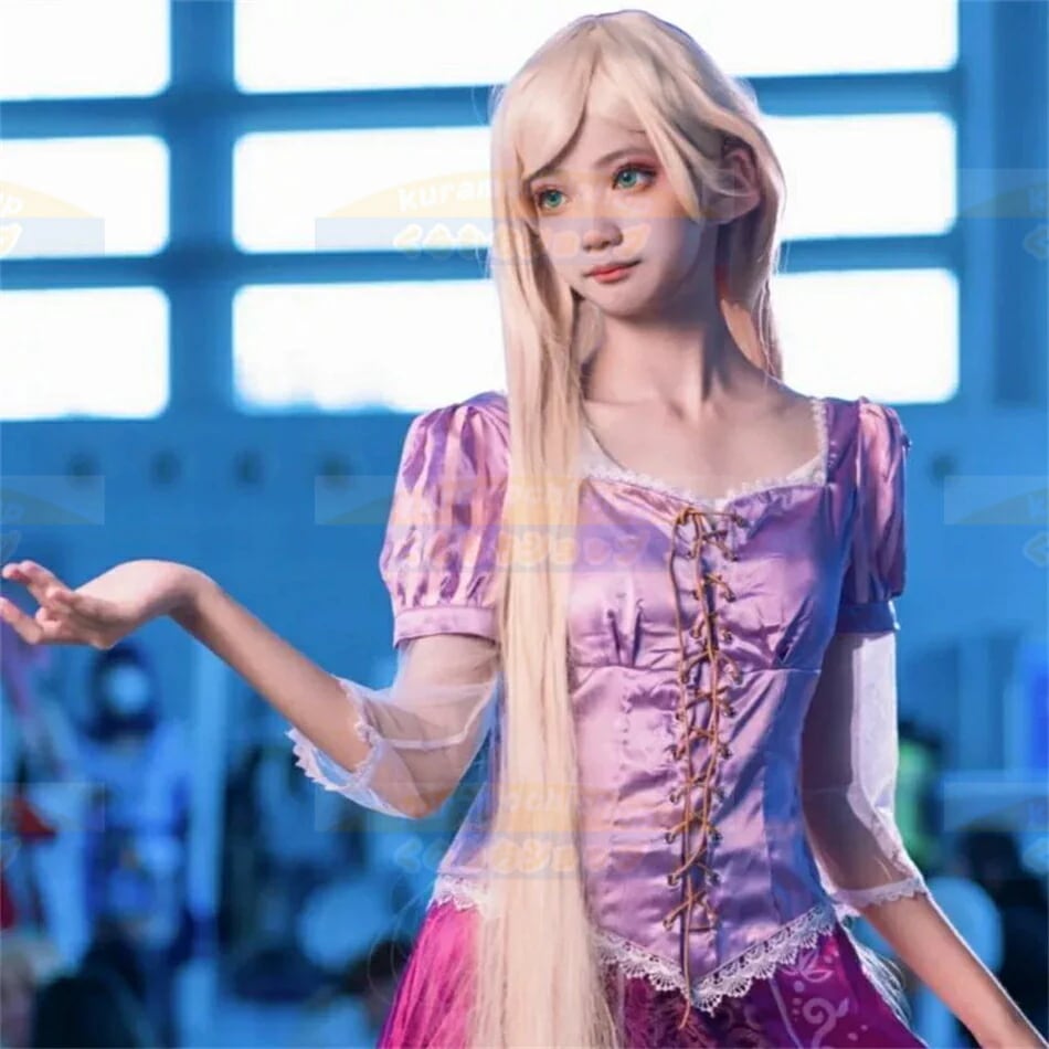 7月の新製品利用可能なポイント 長髪のプリンセス プリンセス アニメ版コスプレ衣装（ウィッグ 別売り）cosplay 二次会 演出ハロウィン かくさん お盆 プレゼント 祭り 祝日贈り物 コスチューム