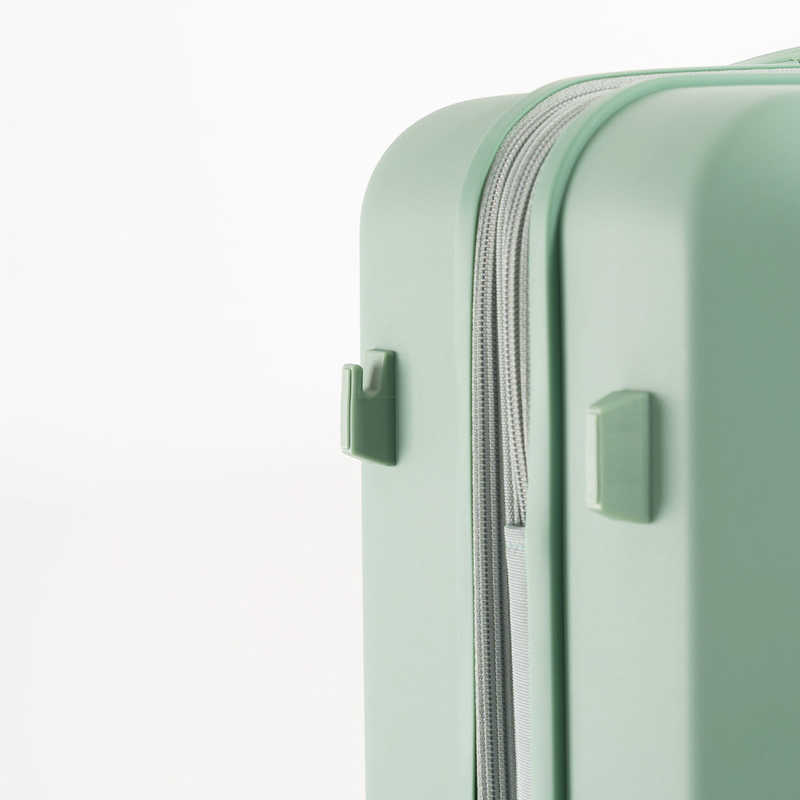 A.L.I スーツケース ジッパータイプ 宿泊目安:1~3日間 37L ドリンクホルダー付き ダブルキャスター アッシュミントグリーン ALI-6030SD-18W A.L.I スーツケース ジッパータイプ 宿泊目安:1~3日間 37L ドリンクホルダー付き ダブルキャスター アッシュミントグリーン ALI-6030SD-18W