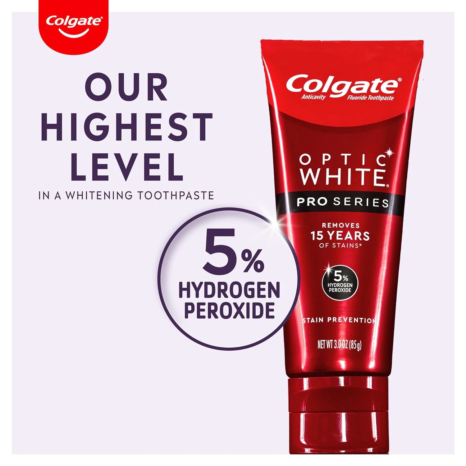 Optic White Pro Stain Prevention 4入, 6入, 8入- オプティックホワイト ホワイトニング 歯磨き粉 5％過酸化水素 ステインプリベンション - ハイインパクト