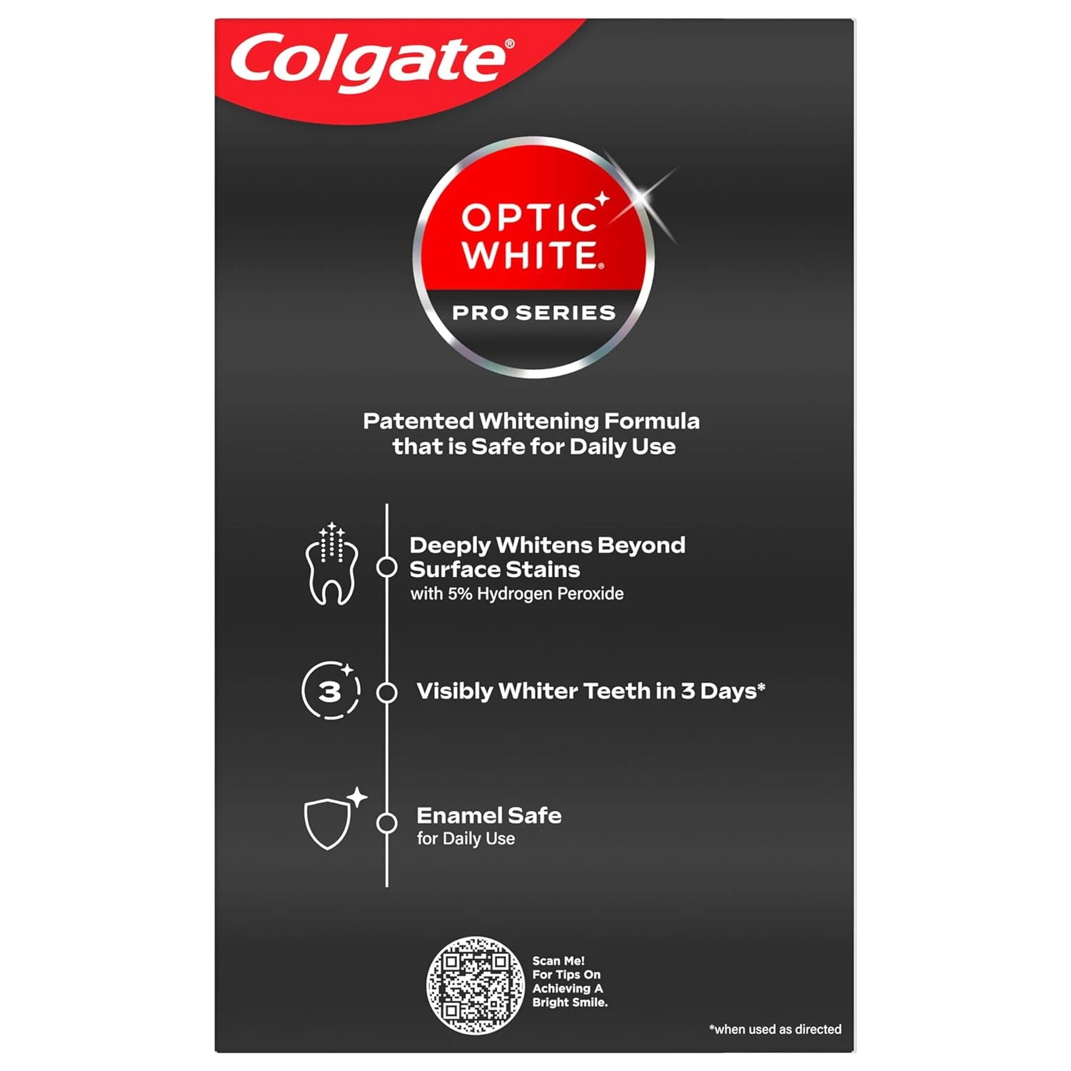 Optic White Pro Stain Prevention 4入, 6入, 8入- オプティックホワイト ホワイトニング 歯磨き粉 5％過酸化水素 ステインプリベンション - ハイインパクト