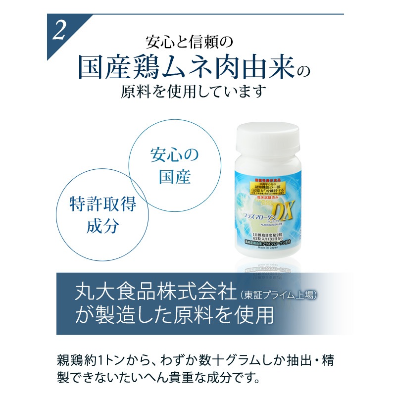 プラズマローゲンDX 62粒入り 6箱セット(6ヶ月分) プラズマローゲンDX 62粒入り 6箱セット(6ヶ月分)