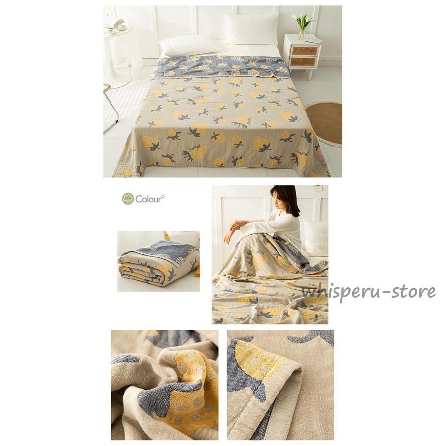 ガーゼケット 4重ガーゼケット ダブル 夏用 夏毛布 タオルケットブランケット マルチカバー ソファーカバー 柔らか肌触り 肌掛け布団 洗える 200×230cm