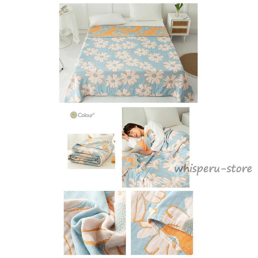 ガーゼケット 4重ガーゼケット ダブル 夏用 夏毛布 タオルケットブランケット マルチカバー ソファーカバー 柔らか肌触り 肌掛け布団 洗える 200×230cm