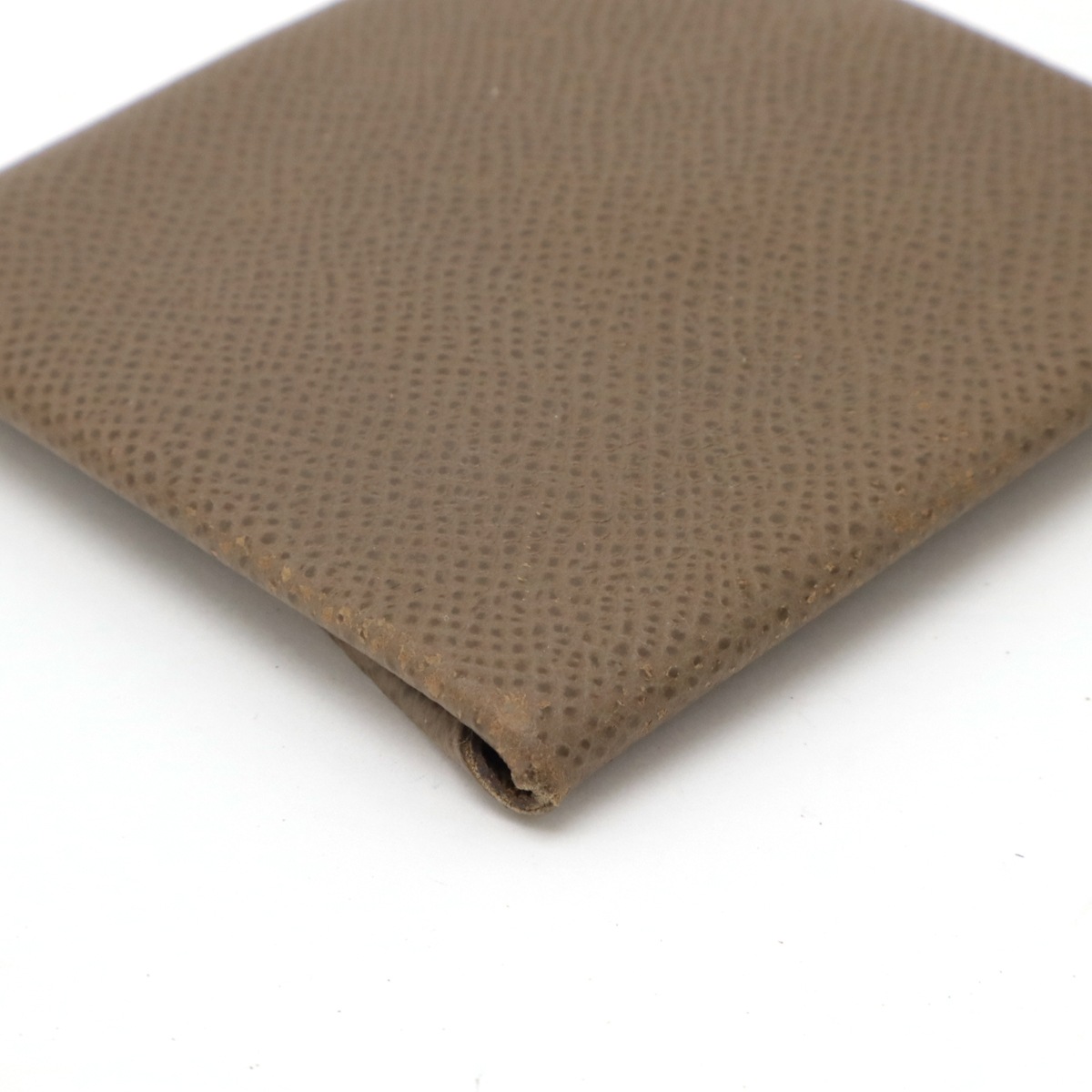 バスティア コインケース 小銭入れ コインパース ヴォーエプソン レザー エトゥープ グレージュ Y刻印