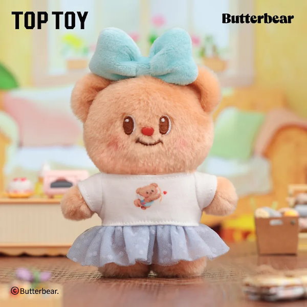 【即日発送】バターベア ぬいぐるみキーチェーン・シュシュ・シール入り 豪華セット 即日発送】バターベア ぬいぐるみキーチェーン・シュシュ