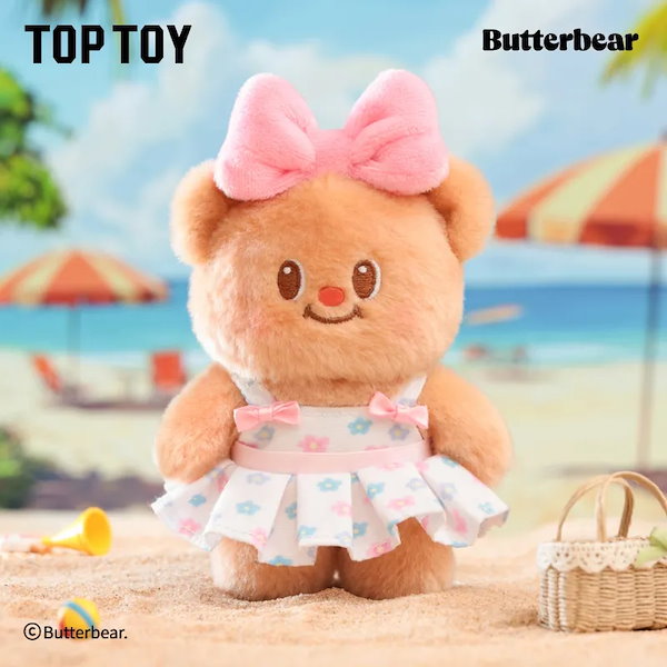 ButterBear バターベア ぬいぐるみ キーリング3点セット BOX Qoo10] TOPTOY TOP TOY バターベア ぬいぐるみキ : おもちゃ・知育