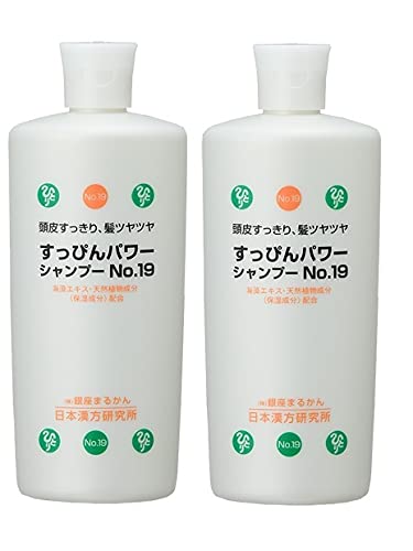 銀座まるかん 頭皮すっきり髪ツヤツヤ すっぴんパワーシャンプーNo.19 【400ml×2本セット】