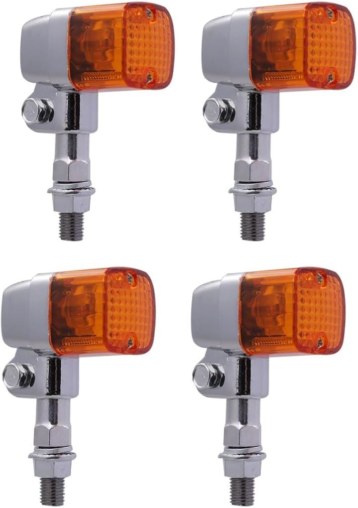 角型 ヨーロピアン メッキ ウインカー ステー 付 クリアー スモーク オレンジ レンズ 各種 ゼファー400 ZRX400 Z400FX GPZ400F 等 汎用(オレンジ4個セット) 角型 ヨーロピアン メッキ ウインカー ステー 付 クリアー スモーク オレンジ レンズ 各種 ゼファー400 ZRX400 Z400FX GPZ400F 等 汎用(オレンジ4個セット)