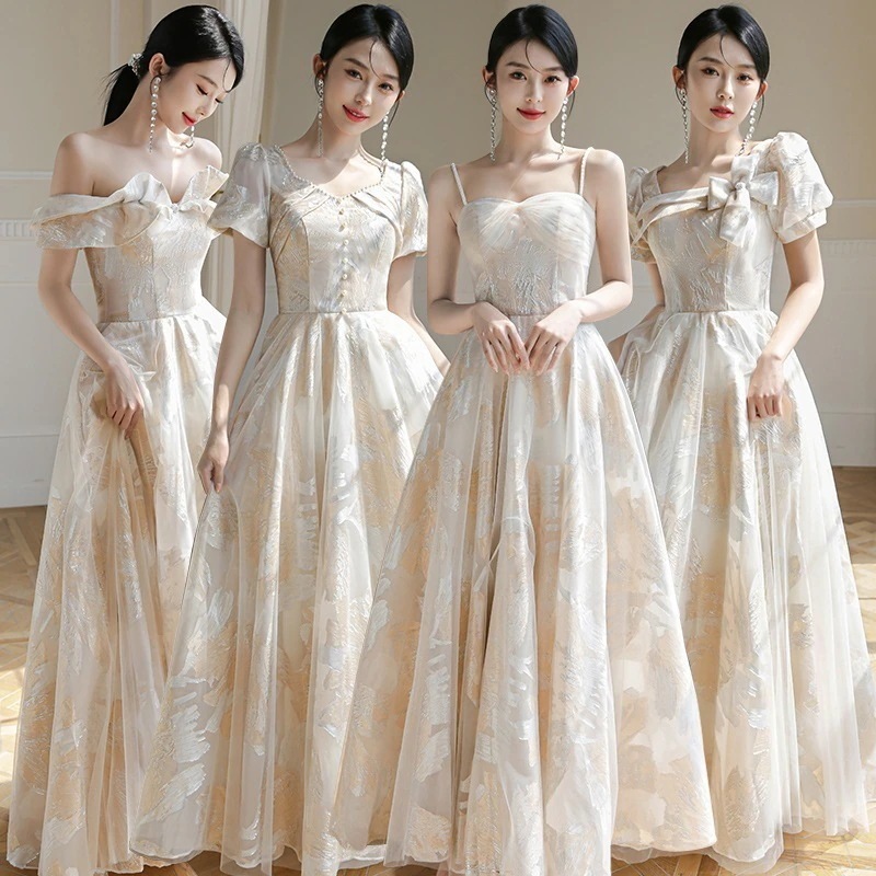 パーティードレス ワンピース ホワイト ロング 結婚式 韓国 ナチュラル 結婚式 ホワイトロングドレス クロスデザイン 韓国